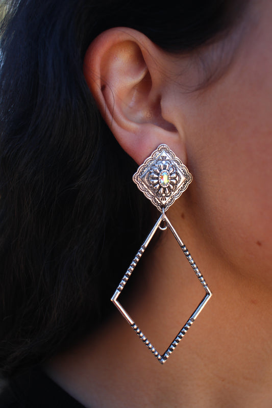 Concho Dangle Earrings